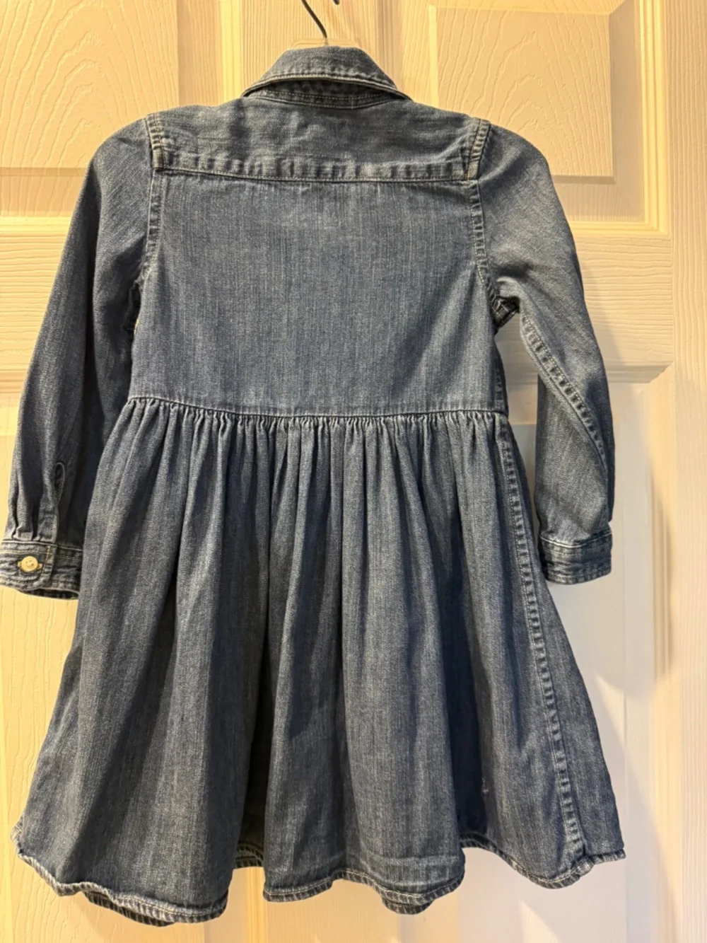 Polo Ralph Lauren Baby Girls Denim Cotton Shirtdress Size 24 Months